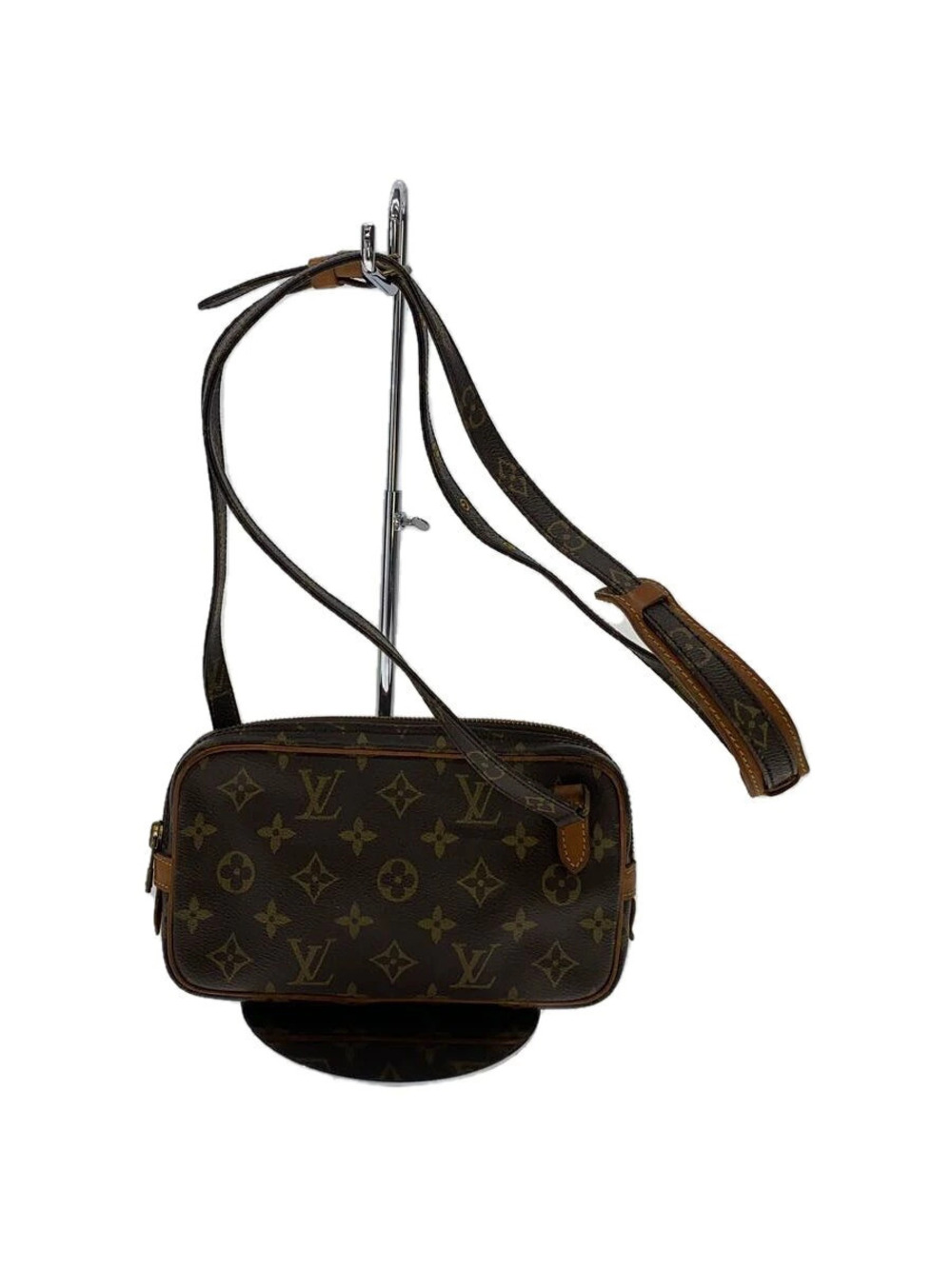 Louis Vuitton Pochette Marly Bandouliere Monogram Canvas Brown